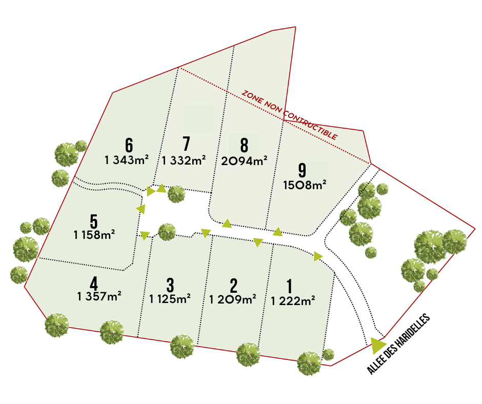 vignette Couzeix <br> 9 lots l'Hermiterie